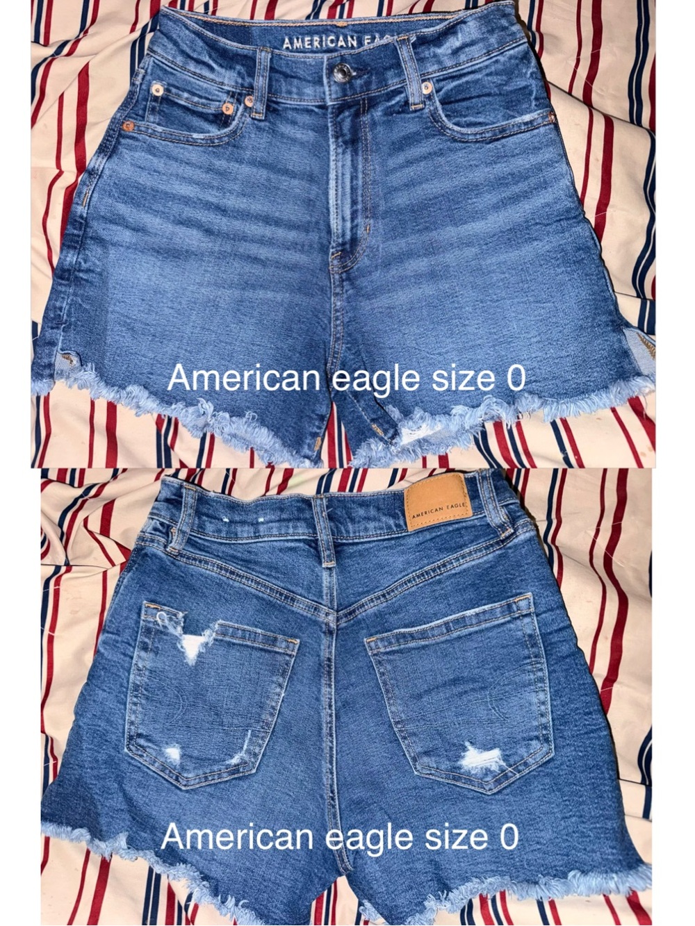 American Eagle Outfitters Blue Denim Jean Shorts